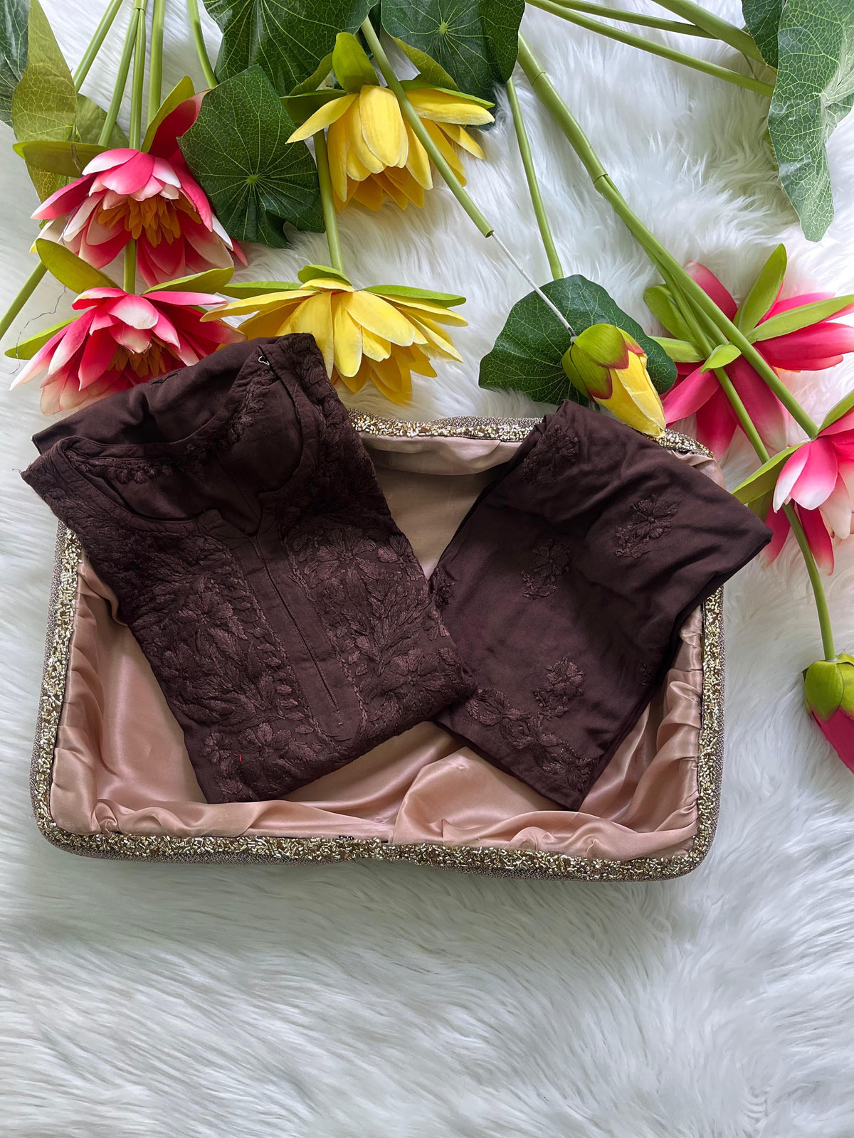 Premium Rayon Fabric Handwork  Kurti Palazzo Set