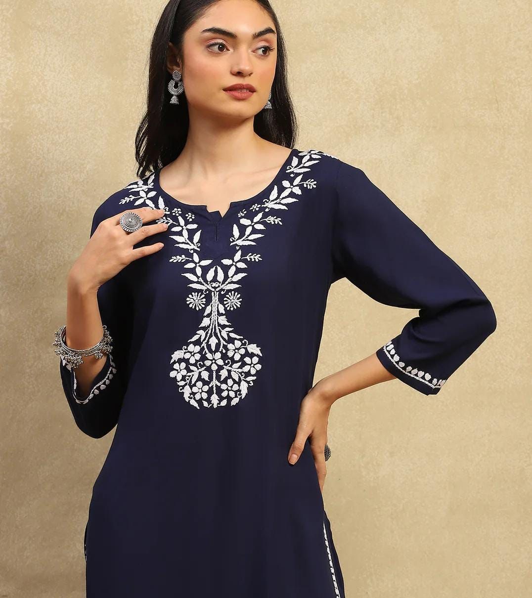 Rayon fabric Handwork Cord Set