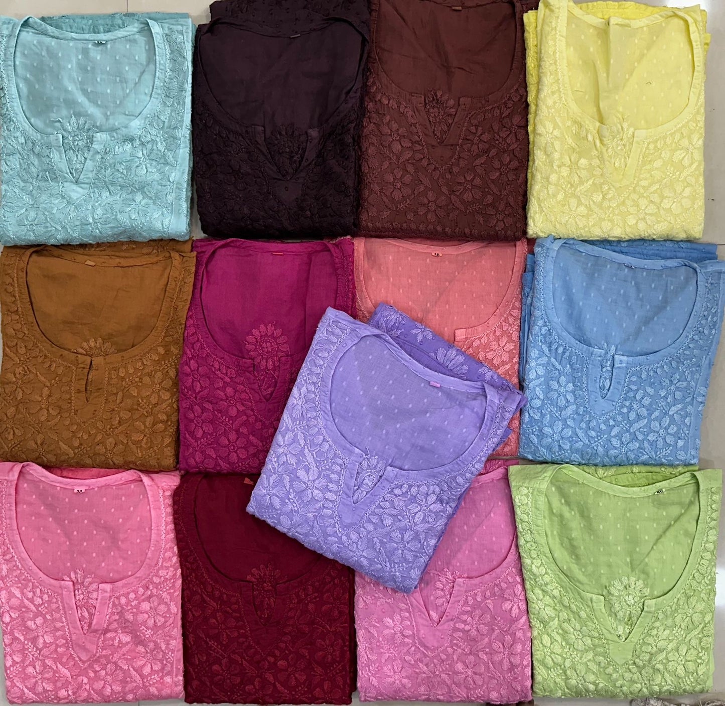 Dobby Cotton Handwork Flared Gown | Soft Dobby Cotton Dress | Ethnic FlaredGown for Women