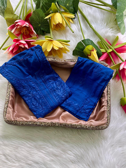 Premium Rayon Fabric Handwork  Kurti Palazzo Set