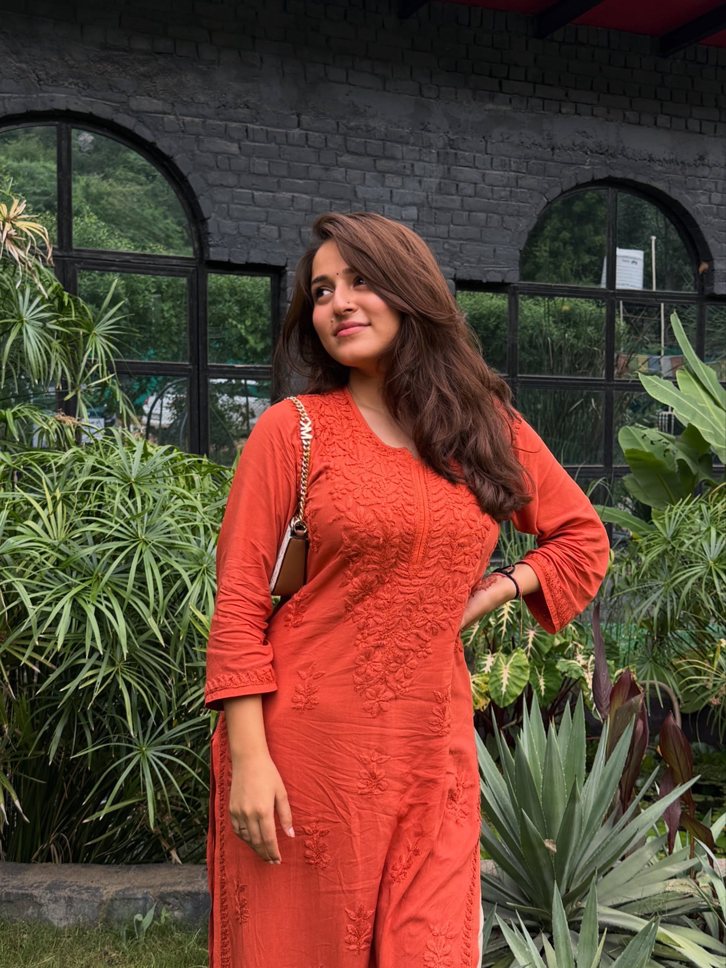 Soft Rayon Fabric Handwork Kurti