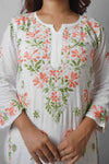 Rayon Fabric Dual Thread Soft Heavy Embroidered kurta