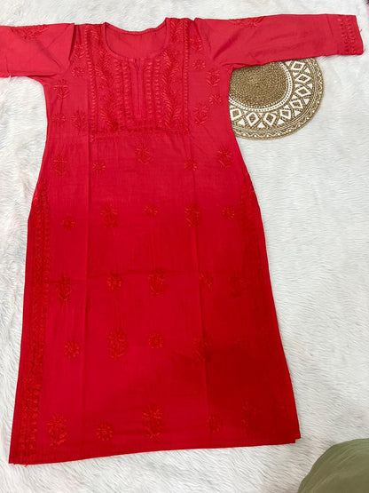 Cambric Cotton Kurti for Women | Soft & Breathable Summer Wear
