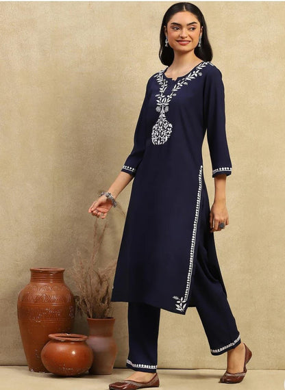 Rayon fabric Handwork Cord Set